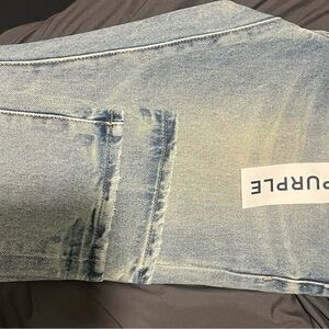 Men purple brand jeans brand new never worn size 32
